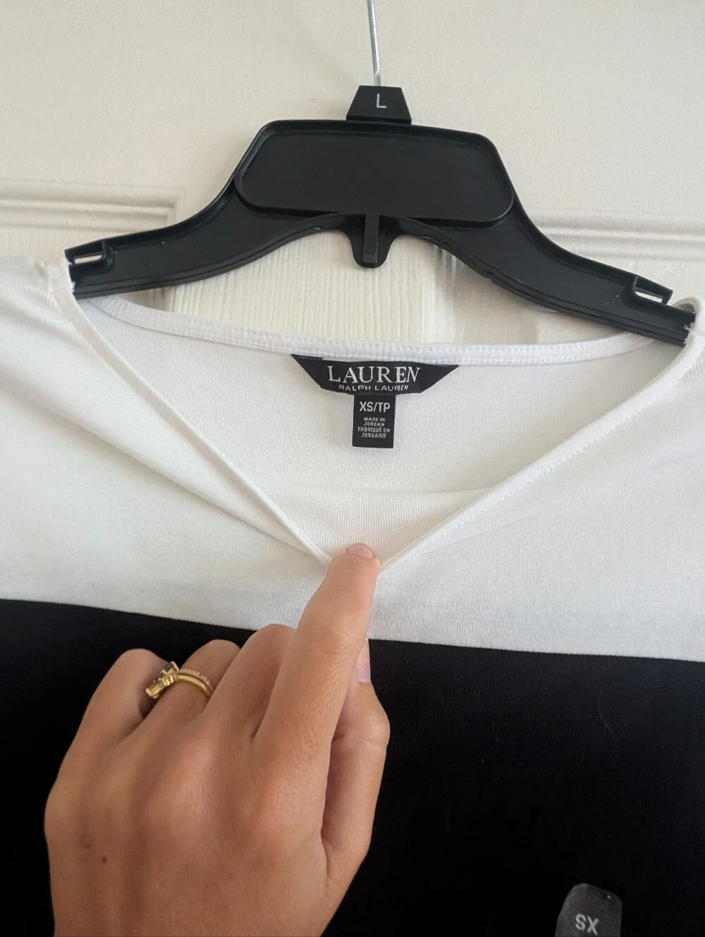 Ralph Lauren Colorblock Fitted Tee New Fall Elegant